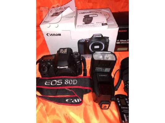 Canon - EOS 80D DSLR Camera with 18-55mm IS STM Lens - Black